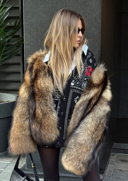 fur jacket buy raccoon kaufen pelzjacke london paris berlin vienna bestellen 